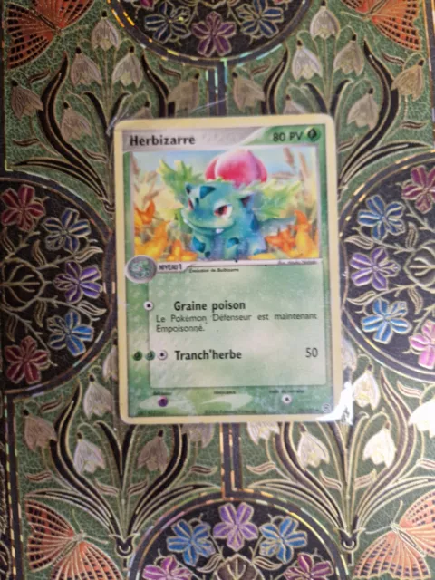 carte pokemon HERBIZARRE 35/112 EX Rouge Feu vert Feuille FR