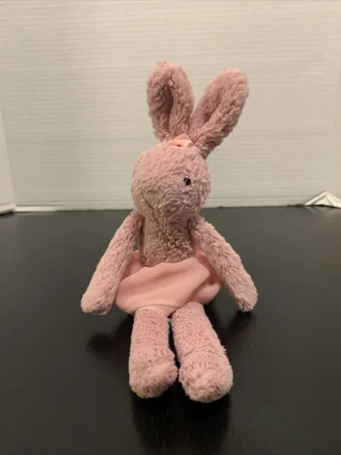 Jellycat London Tutu Lulu Bunny Rabbit Mini Plush 10" Floppy Stuffed Baby Lovey