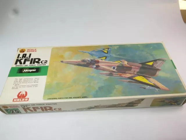 Hasegawa 1/72 Maquette Aircraft Kit IAI Kfir C2 Scellé 1980