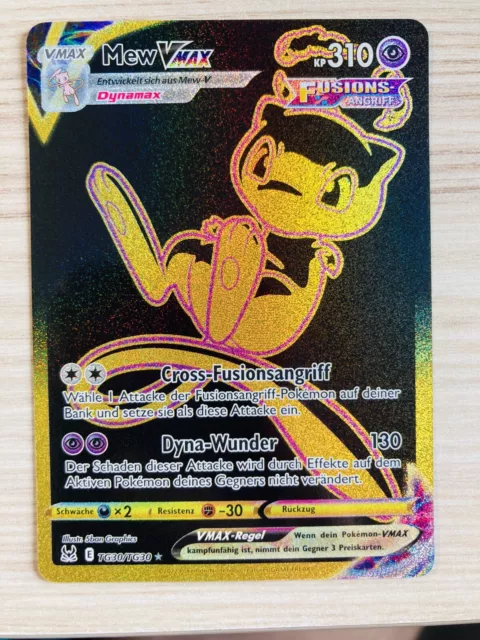 Pokemon Mew Vmax Oro Tedesco TG30/TG30 Verlorener Origine Near Mint
