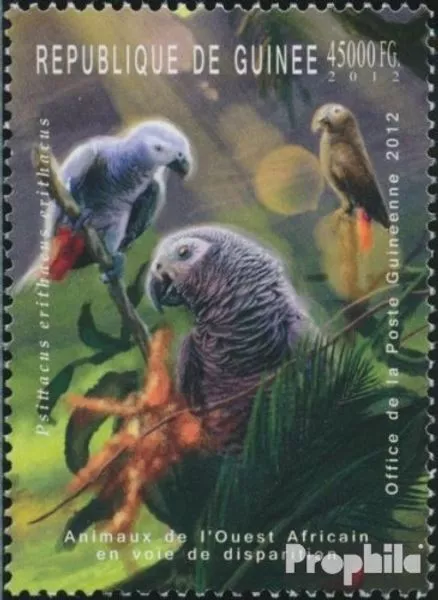 Briefmarken Guinea 2012 Mi 9187 postfrisch Vögel