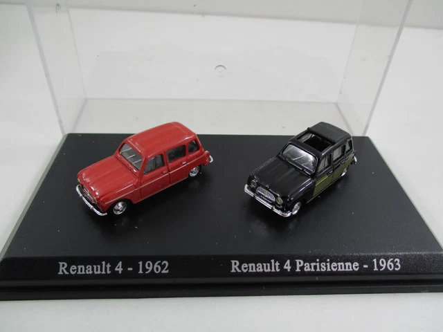 Figurines Renault 4L Jogging Et 4L La Poste Universal Hobbies - Échelle 1:87, Occasion
