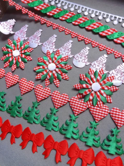 16 Christmas Luxury Metallic Gift Bows Self Adhesive Xmas Gift Wrapping  Ribbon