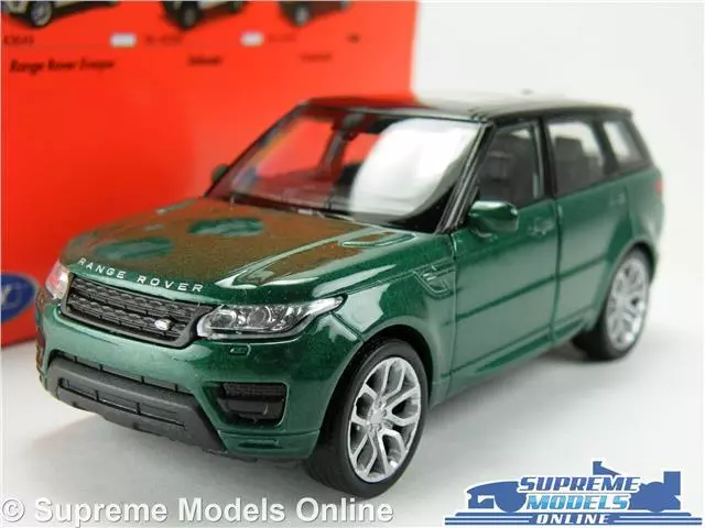 Range Rover Model Car Green 1:36-1:38 Scale Welly Nex 4X4 Off Road Mk4 K8