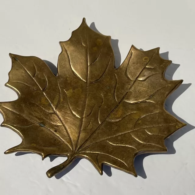 Solid Cast Brass? Copper? Trivet Trinket Tray Stovetop Hearth Decor Heavy