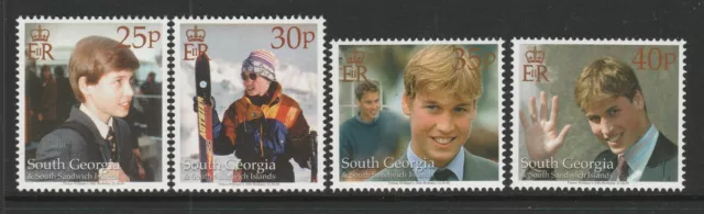 South Georgia 2000 18th Birthday set SG 315-318 Mnh.