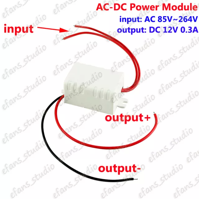 AC-DC Buck Step Down Converter AC 110V 220V To DC 12V Mini Power Supply Module