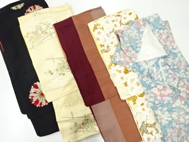 40286# Japanese Kimono / Antique Kimono / Set Of 5