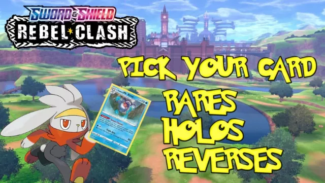 Pokemon TCG - Rebel Clash Pick Your Card | RARE / HOLO / REVERSE
