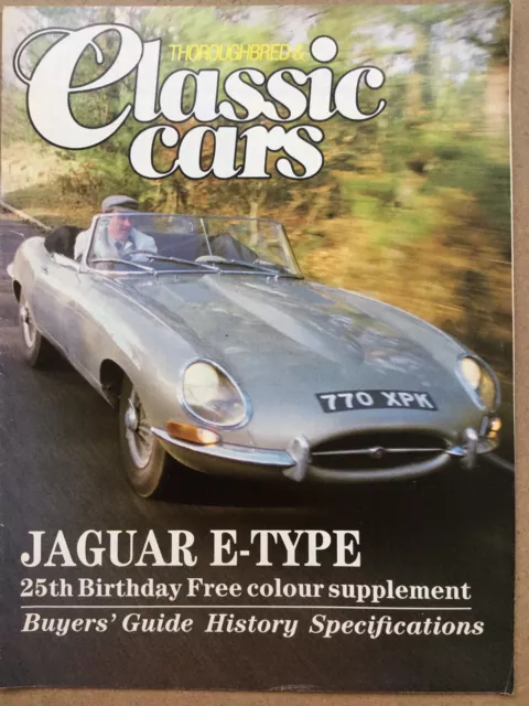 Classic Cars Supplement - April 1986 - Jaguar E-Type