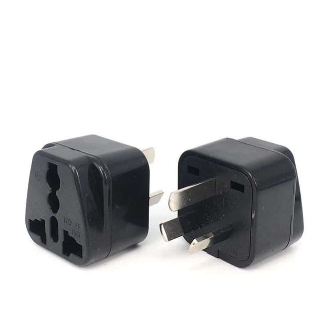 4 PACK UK/US/EU Universal to AU Australian Power Plug Adapter 3 pin ...