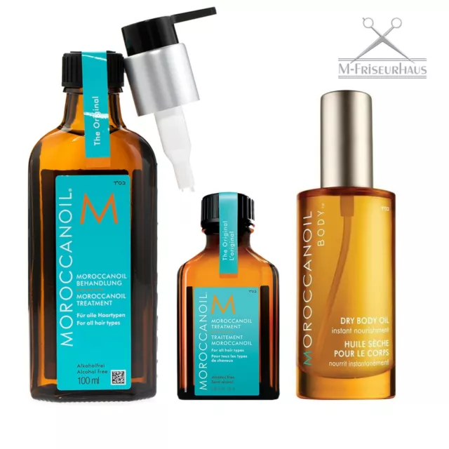 Moroccanoil Treatment 125ml + Dry Body Oil 50ml + Pumpe 10 Years Special Edition