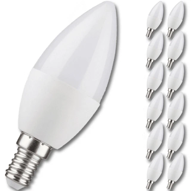 E14 3W LED Kerze Leuchtmittel Glühbirne Warmweiß 2700K 6x 12x 18x 24x 30x Set