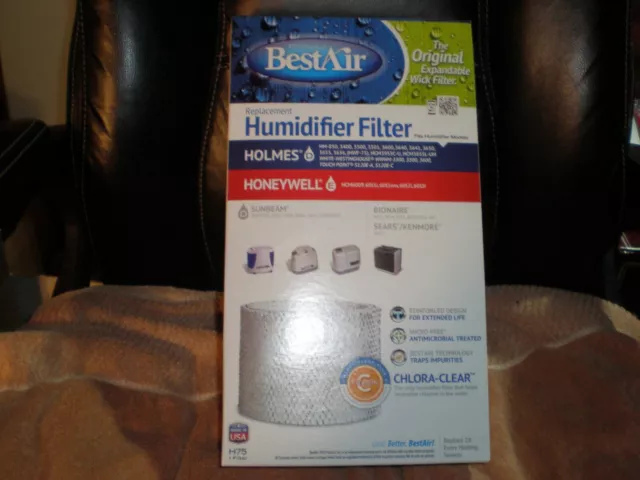 Best Air H75 Replacement Humidifier Filter ~ Brand New