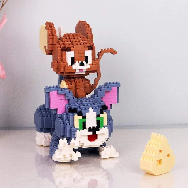 Mini Jerry TOM UND JERRY Kult-Comic Figuren mit Käse Mini Klemmbausteine Set 1588 ...