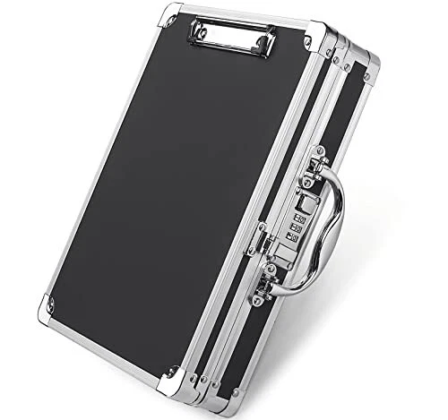 Locking Clipboard Storage Box, Heavy Duty Clipboard with Storage, Aluminum Lo...