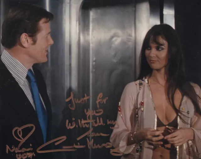 007 James Bond movie The Spy Who Loved Me 8x10 photo signed by Caroline Munro