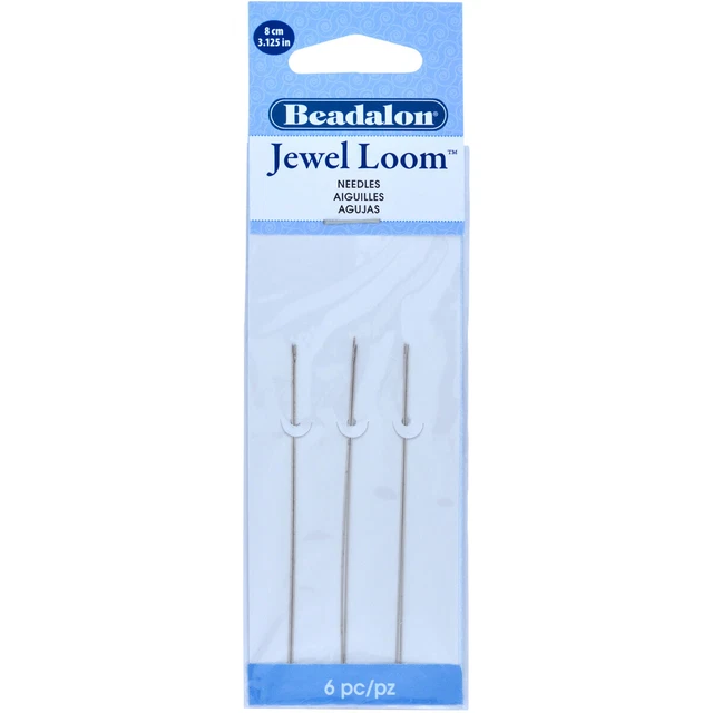 Agujas Beadalon Jewel Loom(TM) 6/paquete-3.125" -701S