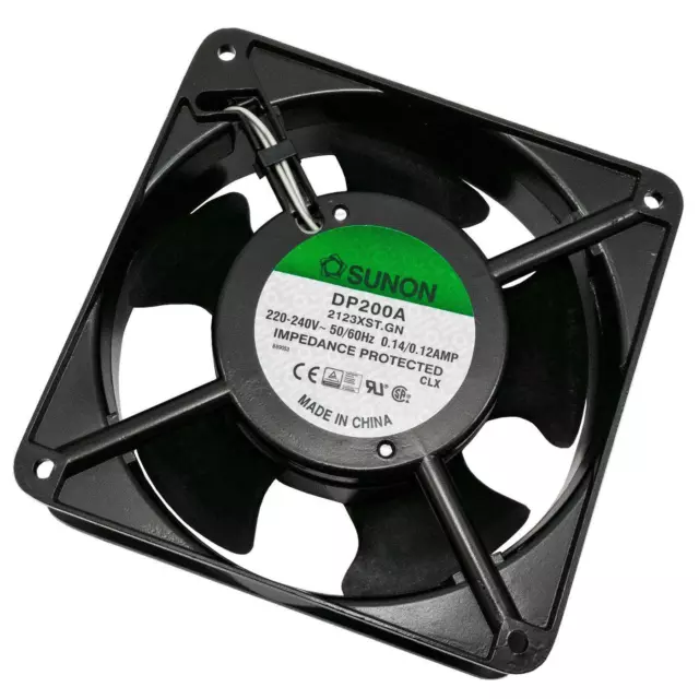 Fan Ventilateur 230V AC 22W 120x120x38mm 161m³/h 2700U/Min 161m³/h Sunon DP200A2