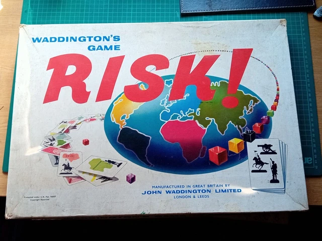 Waddingtons Game Console VINTAGE RISK GAME - Waddingtons 1960s White Box Board £12.00 - PicClick UK