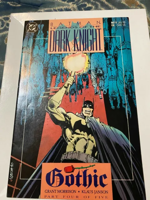 Batman: Legends of the Dark Knight #9, Gothic 4 of 5, DC Jul 90. HIGH GRADE