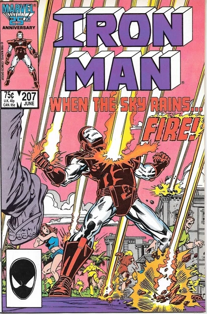 Iron Man Comic Book #207 Marvel Comics 1986 FINE+