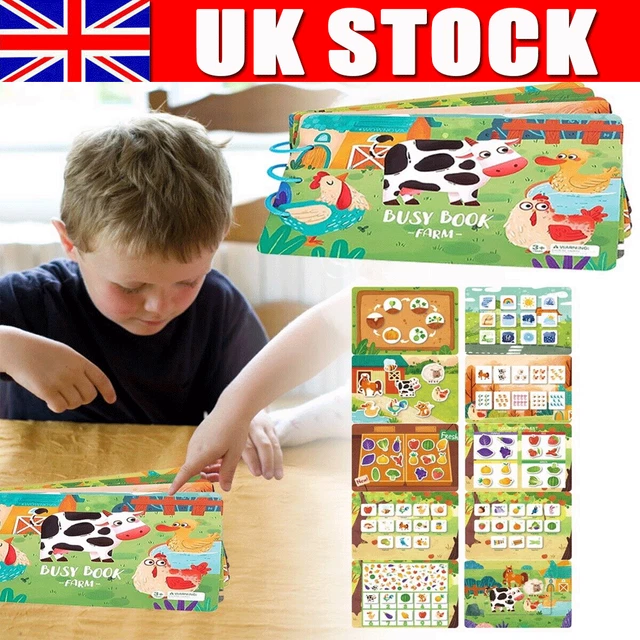 Quiet Book for Toddler Montessori Busy Book Preschool Montessori Educational NEW
