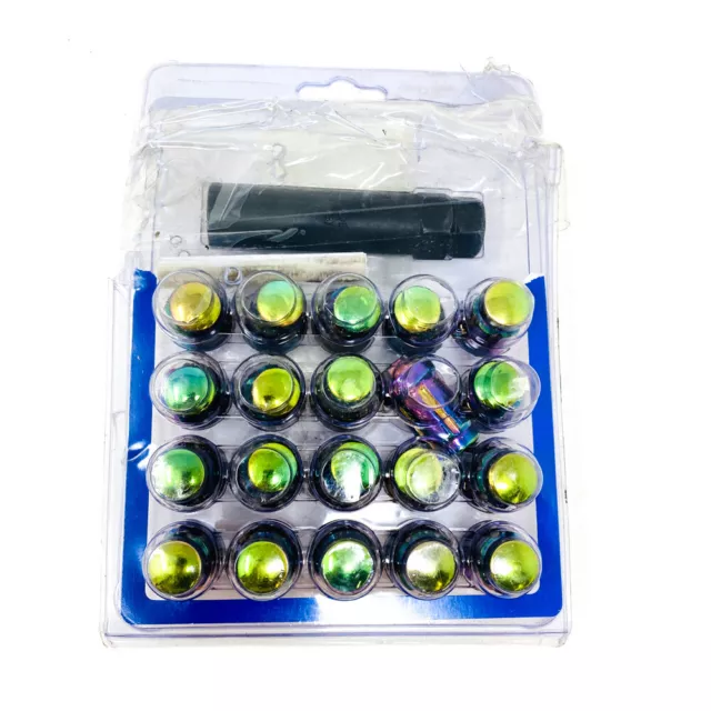 White Knight 783827 - 12x1.5 Neo Chrome Right Hand Thread Wheel Nut - Pack of 20