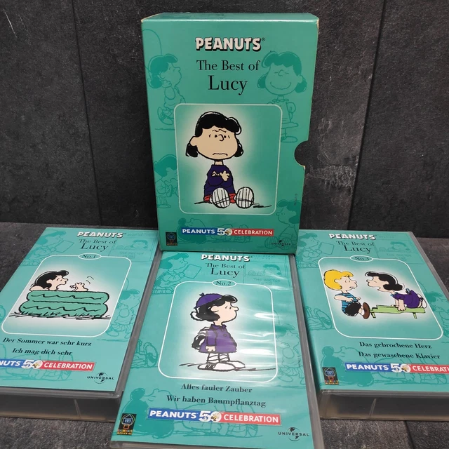 PEANUTS THE BEST Of Lucy VHS Box Peanuts 50 Celebration 2000 3 VHS