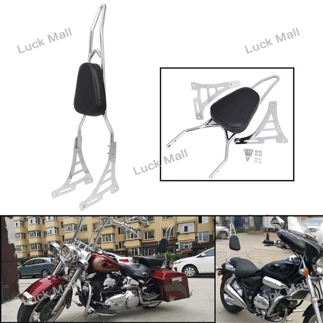 Backrest Sissy Bar Pad For Suzuki Intruder 1400 1500 750 800 Marauder 1600 800