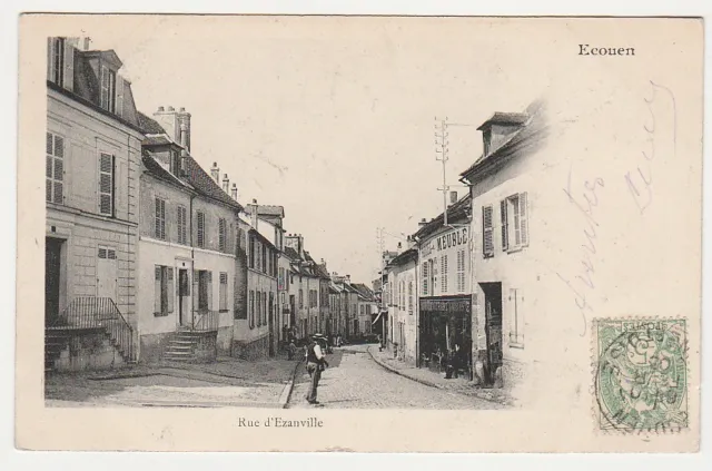 CPA 95 Val d'Oise Ecouen  Rue d´Ezanville 1903