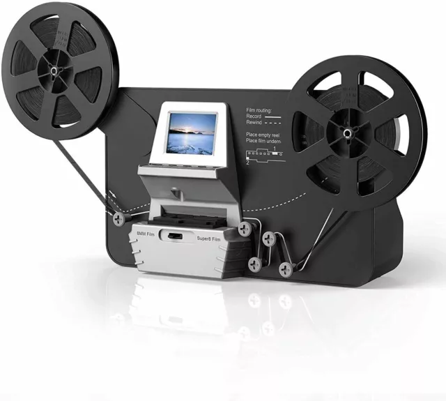 8MM & SUPER 8 Reels to Digital MovieMaker Film Sanner Converter 2.4 LCD  1080P $349.99 - PicClick