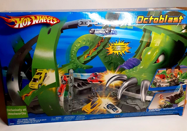 Hot Wheels OCTOBLAST Track Set Tested Working Motorised 2001