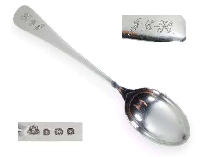 Antique Art Deco 1923 Sterling Silver Demitasse Coffee Tea Spoon Old English SD