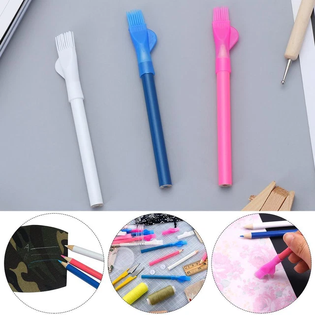 Accesorios con marcador de cepillo pluma modista bolígrafos sastre prenda lápiz