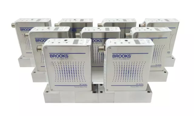 Brooks GF125CXXC Mass Flow Controller MFC Ar AMAT Reseller Lot of 9 Working Brooks GF125CXXC Mass Flow Controller MFC Ar AMAT Reseller Lot of 9 Working