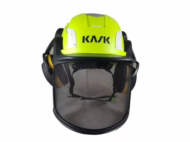 KASK Zenith X PL Combo Forst Kletterhelm Baumpflegehelm neongelb EN 12492 2