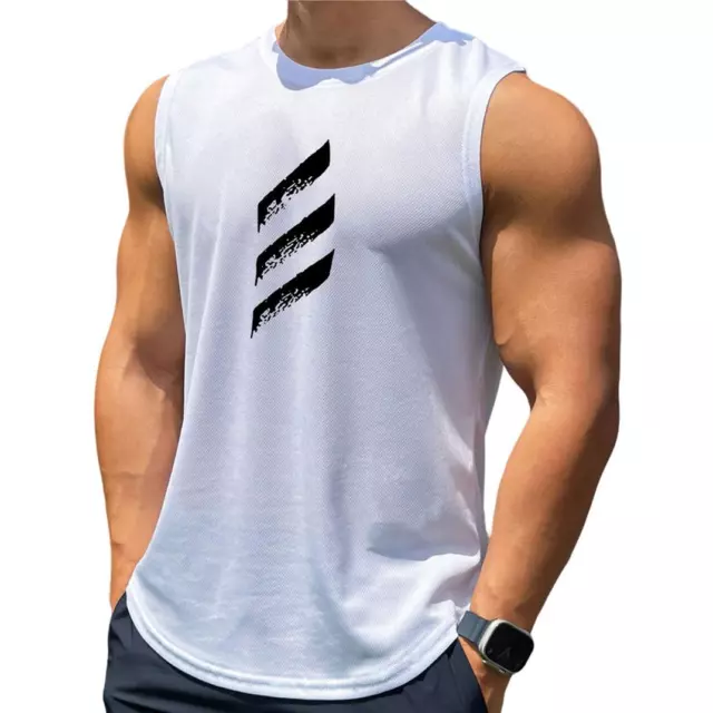 Camiseta Sin Mangas Para Hombre Camisa De Culturismo Gimnasio Deportes Chalecos