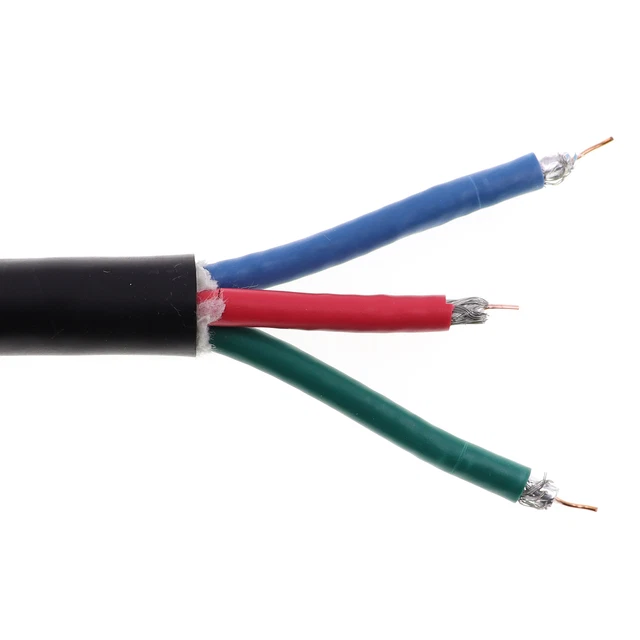 Liberty Wire & Cable Rgb3C-23-Cm Digital Coax Cable, 3-Coax, Rg59, 1000-Feet