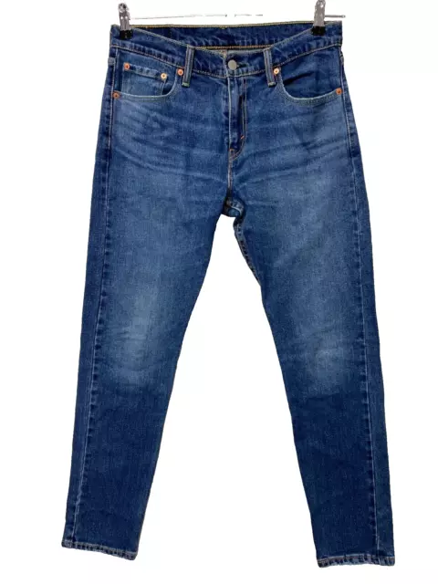 Levi's 512 Delgado Taper Vaqueros Hombre W30 L32 Azul Denim Stretch Moderno S158