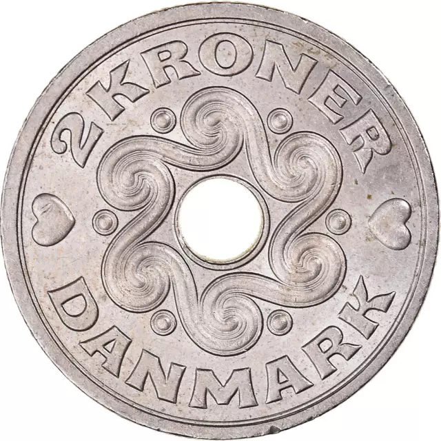 Danish Coin 2 Kroner | Queen Margrethe II | Denmark | 1992 - 2021