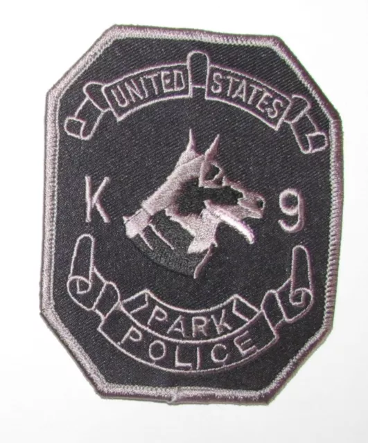 Washington DC USPP Park Federal Police Patch K9 Canine Dog Subdued