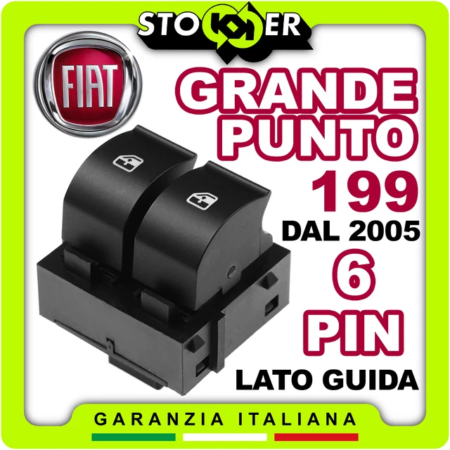 Alzacristalli Elettrico Con Pulsantiera Per Mercedes Vito W639 2003-2014: Interruttore Principale Finestre Lato Guida, Ricambio OE A6395450913 - 2