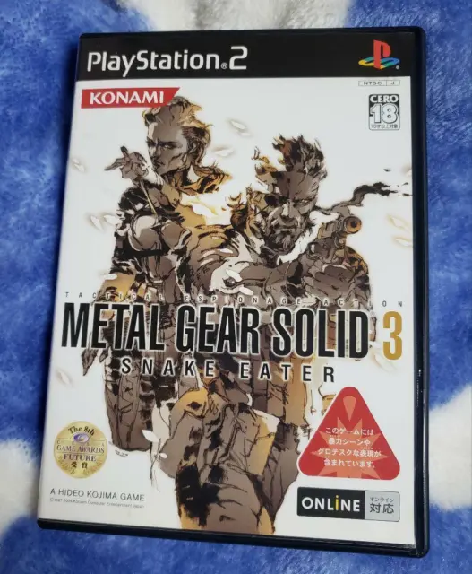 PS2 Metal Gear Solid 3 Snake Eater Playstation 2 Sony Konami GAME JAPAN JP JPN