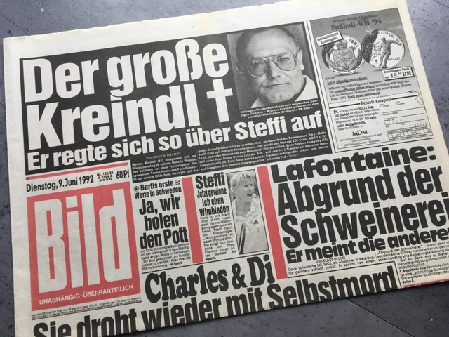 BILD Zeitung Du 6 Novembre 1972 - Cadeau Anniversaire 50-53 Ans - Original Allemand