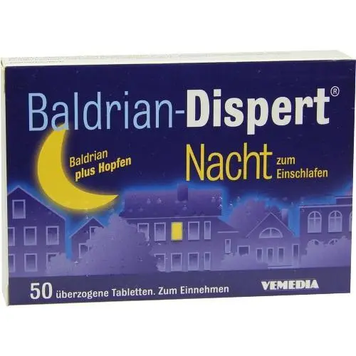 BALDRIAN DISPERT Nacht/Einschl. überz. Tabletten 50 St PZN: 2859873