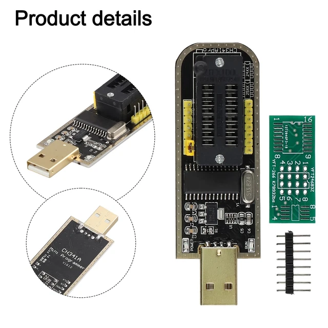 CH341A USB-Programmierer Für 24/25er FLASH – Mit Produktbild-Vorschau 4