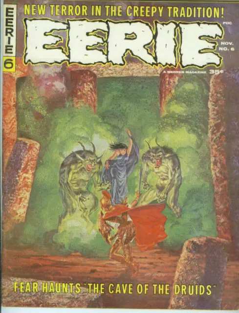 Eerie #6, Warren Creepy Vampirella Toth Steve Ditko