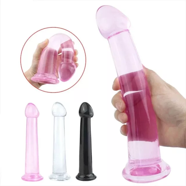 Godemiché-En-Silicone-Avec-Ventouse-Pour-Femme-Plug-Anal-Adulte-Jouet-Gode-Neuf