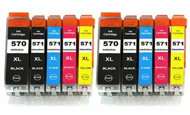 Ink Cartridge for Canon MG5750 MG5751 TS5051 MG6850 TS5050 Pixma Multipack 2 Set